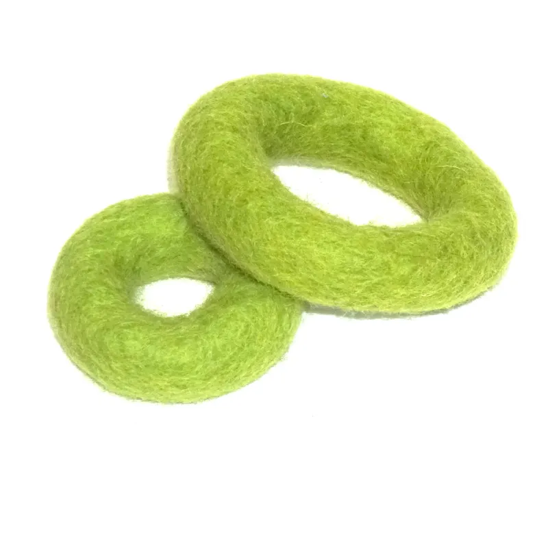 wool felt rings, Baby mobile DIY, cat toy, felt rings, felt wool rings