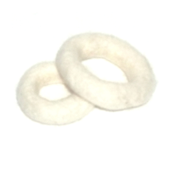 Felt rings rainbow 2sizes, Baby mobile DIY, cat toy felted