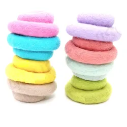 felt rings, stacking rings, toys, mobile, gripping rings, Building toy