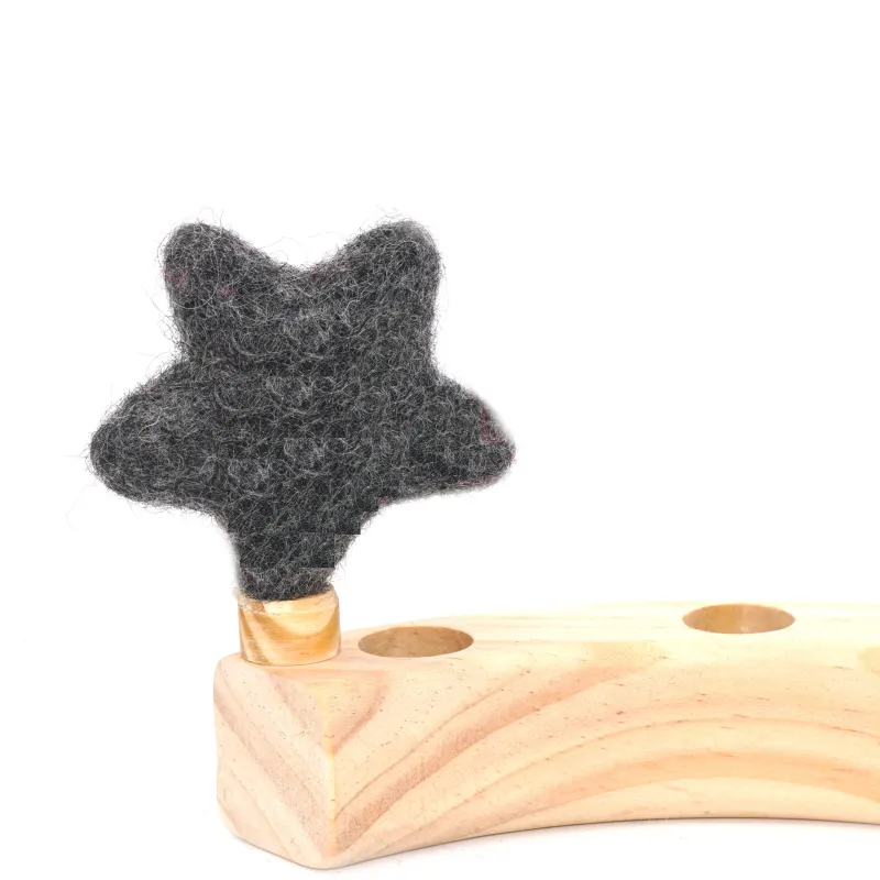 birthday ring plugs, are decorative in the annual ring, felt stars birthday ring plugs, are decorative in the annual ring, felt stars