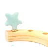 birthday ring plugs, are decorative in the annual ring, felt stars
