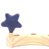 birthday ring plugs, are decorative in the annual ring, felt stars