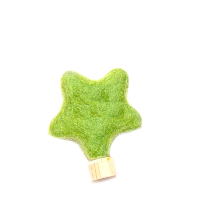 birthday ring plugs, are decorative in the annual ring, felt stars
