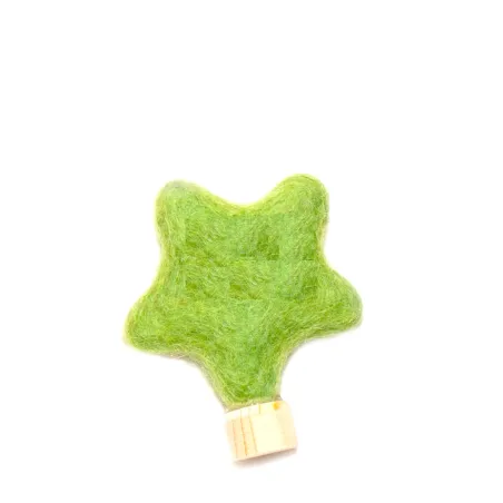 birthday ring plugs, are decorative in the annual ring, felt stars