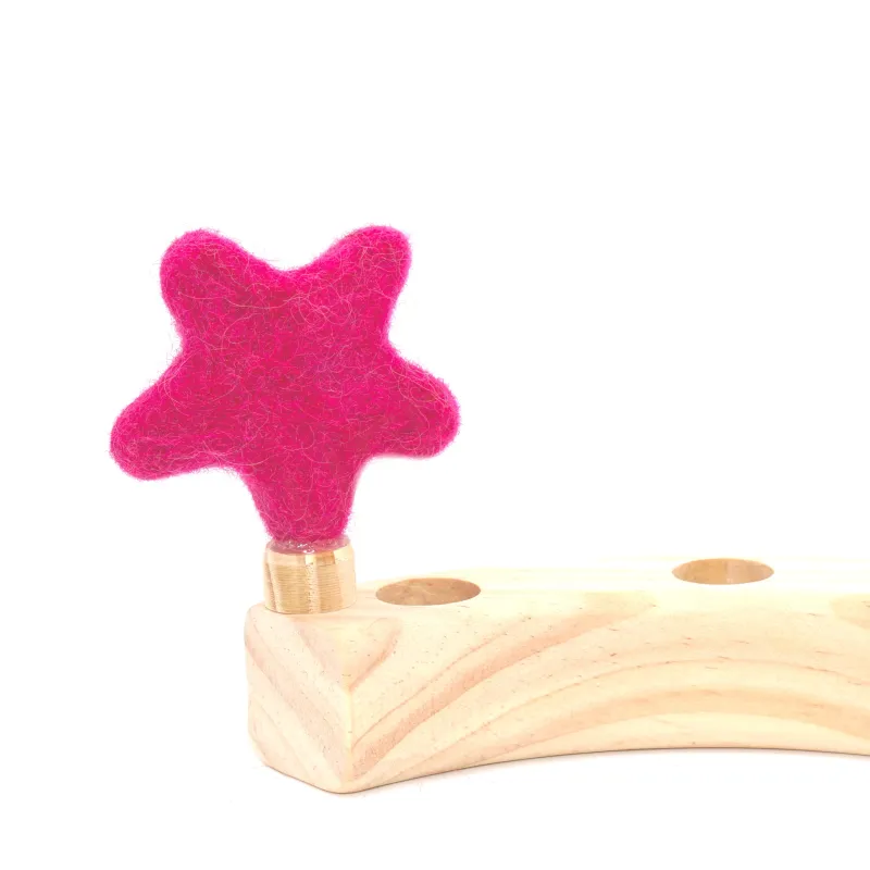 Filz Sterne Geburtstagsringe, Stern gefilzt, Stern Holzring Stecker Filz Sterne Geburtstagsringe, Stern gefilzt, Stern Holzring Stecker