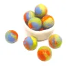 handmade marbled felt balls, felt mottled, mottled felt balls