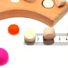 wood plugs, candle plugs 16,5mm 0,64inch,  birthday rings plugs