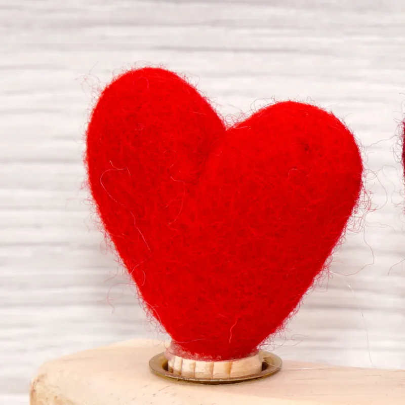 Cuori allegre che mettono allegria feltro, amore feltro