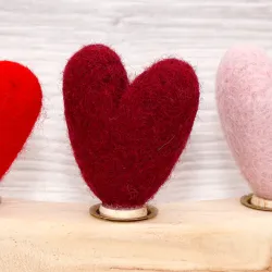 Birthday plug hearts felt plug love, xoxo gifts
