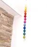 Palline di feltro acchiappasole Reiki arcobaleno mobile