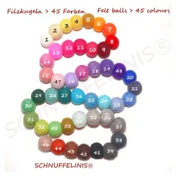 Palline di feltro acchiappasole Reiki arcobaleno mobile