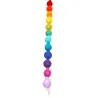 Palline di feltro acchiappasole Reiki arcobaleno mobile