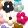 Felt flowers XXL