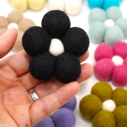 Felt flowers XXL