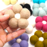 Felt flowers XXL