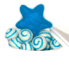 Filzkugeln 5er Sets mit Spiralmuster