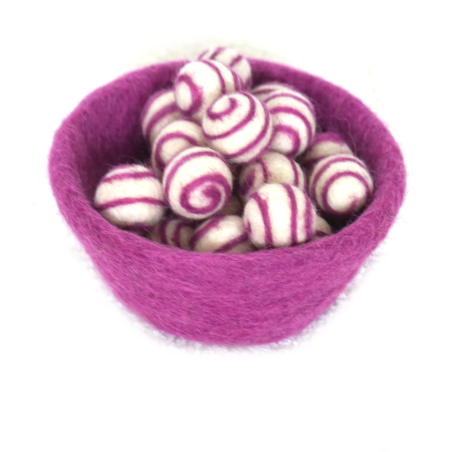 Filz Schalen deine Farbe