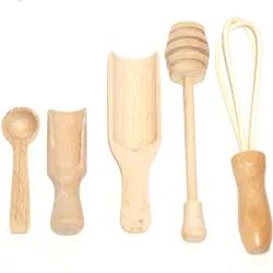 kitchen set for kids, montessori toy, extension wood dishes