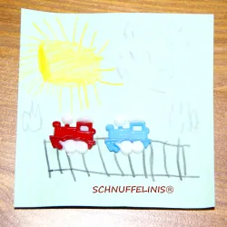 Kinder Knöpfe Marienkäfer, Käfer Knöpfe rot, Knöpfe basteln DIY