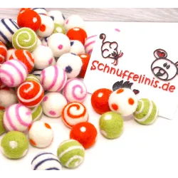 Filzkugeln Baby Mobile, Bunte Kinder Farben Mischung, Filzkugen pastel