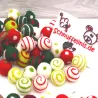 festliche Filzkugeln Weihnachten, Filzbälle Mix, Filzwolle Kugeln