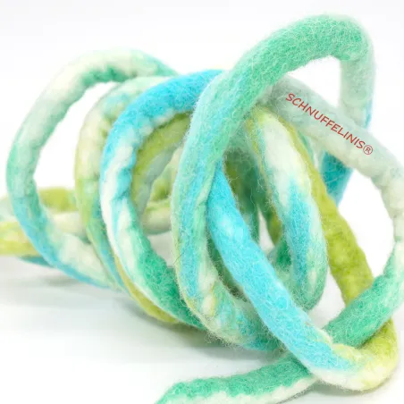 felt dreadlocks, Montessori Rainbow felt cord, felt craft cords