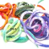 felt dreadlocks, Montessori Rainbow felt cord, felt craft cords