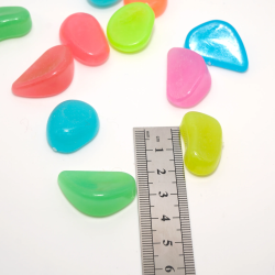 Leuchtsteine Kiesel selbstleuchtend 25 Stück Schnuffelinis
