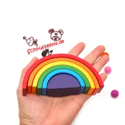 Montessori Rainbow, Wooden colouring rainbow, Rainbow wood sets