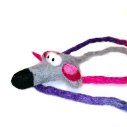 Felt mouse bookmark