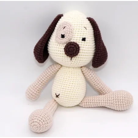 Häkeltiere Hund, Baby Geschenk Taufe, Baby Mobile Hund gehäkelt, Hund