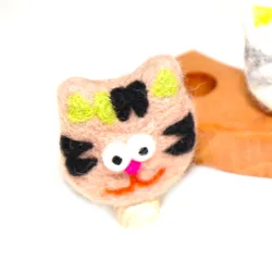 birthday ring plugs cats, funny cat faces, happy cats wooden plug