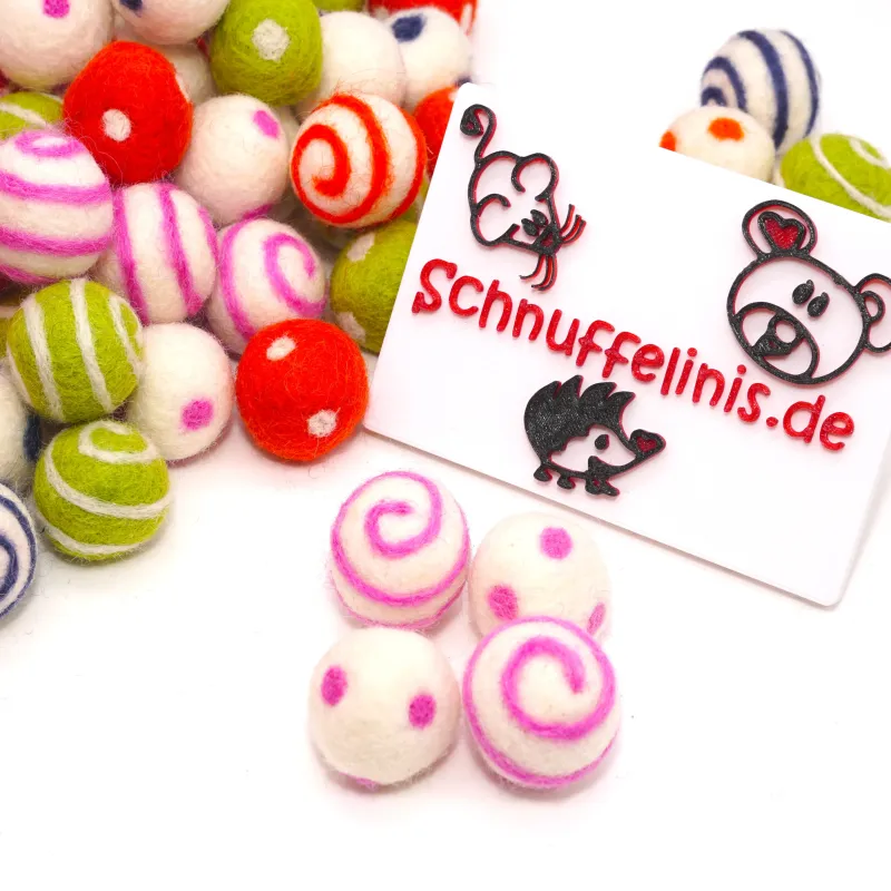 Filzkugeln Baby Mobile, Bunte Kinder Farben Mischung, Filzkugen pastel