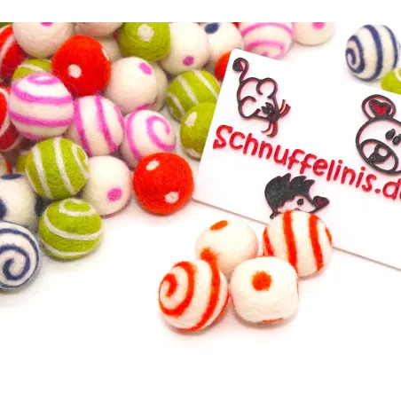 Filzkugeln Baby Mobile, Bunte Kinder Farben Mischung, Filzkugen pastel