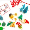 felt ornaments Christmas, door hanging, Grimms plugs, stocking stuffers