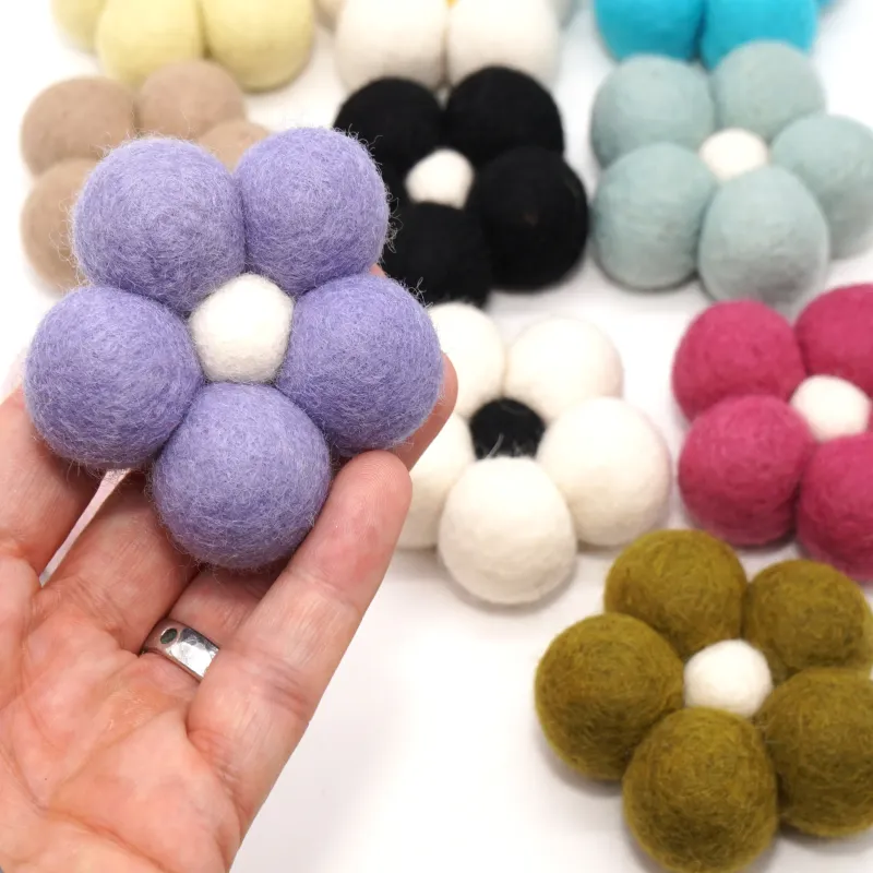 Felt flowers XXL,