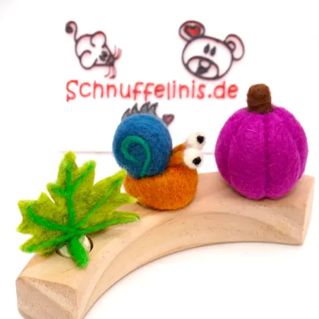 snail autumn plugs, felt cute flower pumkin snail set, Birthday plug