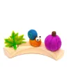 snail autumn plugs, felt cute flower pumkin snail set, Birthday plug