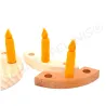 nostre candele di feltro, Candele lana di feltro, Bambini candele