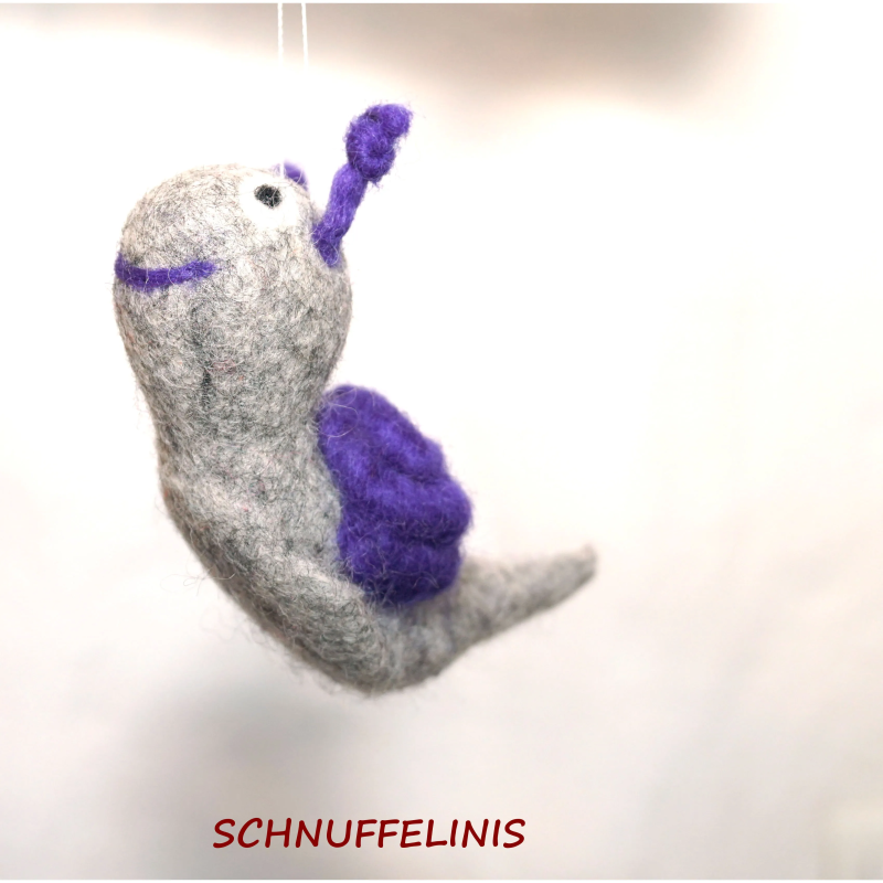 Schnecke 19 gefilzt