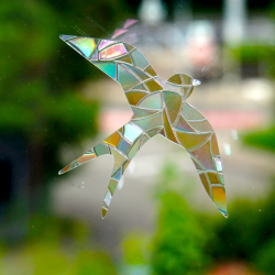 Bird suncatcher rainbow