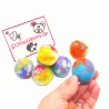 handmade marbled felt balls, felt mottled, mottled felt balls