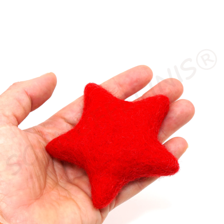 Felt stars 8 XXL 8cm/3,14"