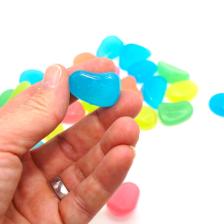 Steine selbstleuchtend 25 Stück Schnuffelinis