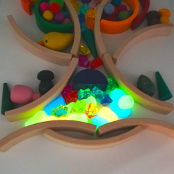 Steine selbstleuchtend 25 Stück Schnuffelinis