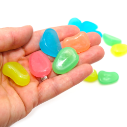 Steine selbstleuchtend 25 Stück Schnuffelinis