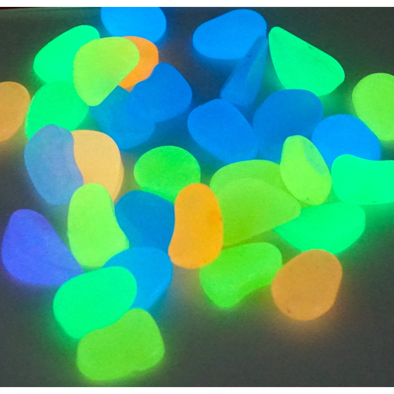 Steine selbstleuchtend 25 Stück Schnuffelinis