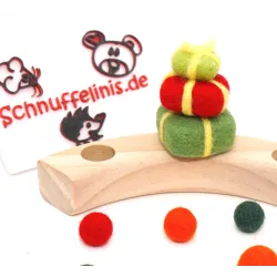 Geschenke Weihnachten Filzstecker, Geschenkstapel Filzstecker Standfuß