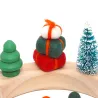 Tappo regalo anello di compleanno Sets, Regali Natale Spina di feltro legno