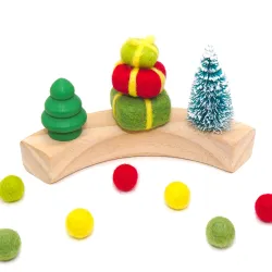 Tappo regalo anello di compleanno Sets, Regali Natale Spina di feltro legno